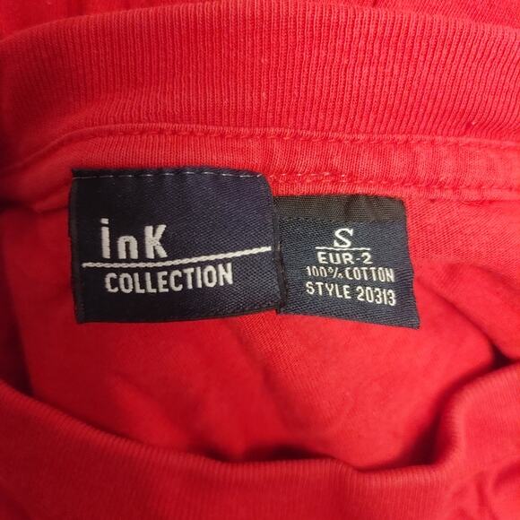 InK Collection Men's S Red " Paris Le Penseur" Graphic T-Shirt - Picture 3 of 3